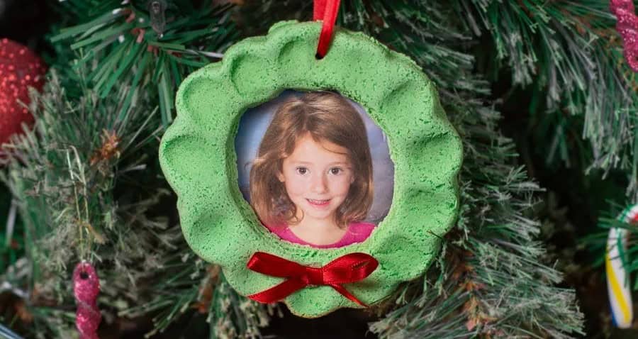 Thumbprint Wreath Ornaments