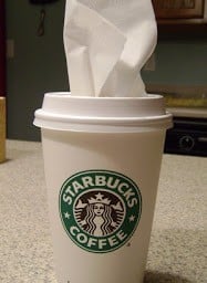 Paper Cup Car Tissue Dispenser