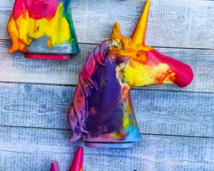 DIY Unicorn Crayons