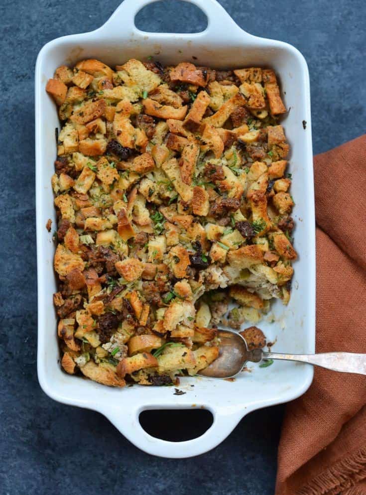 EASY SAUSAGE AND HERB STUFFING