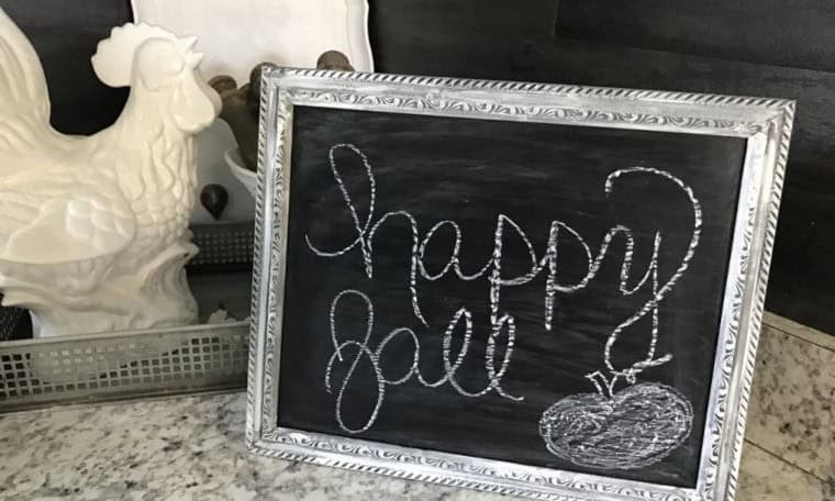 DIY Chalkboard Sign