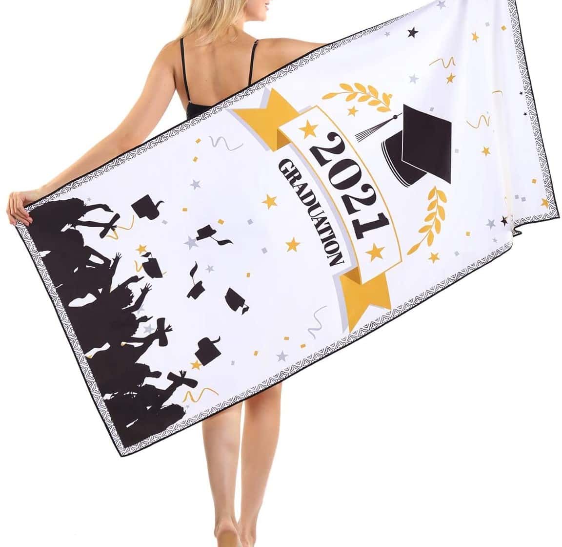 Graduation Beach Towel