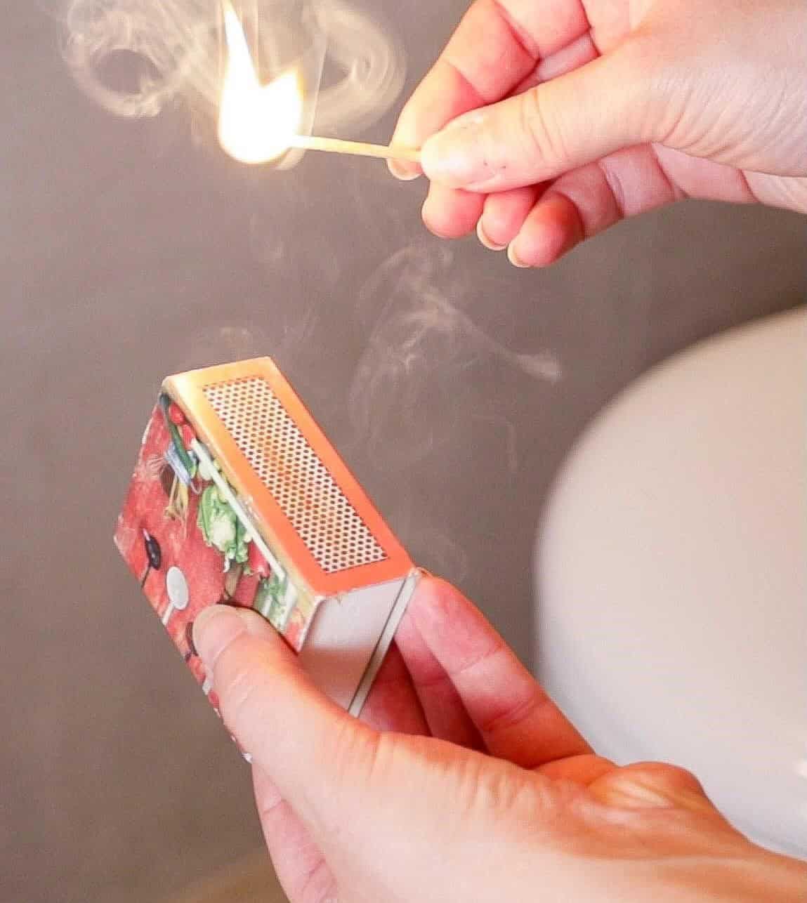 Use Matches to Get Rid of Bad Odors