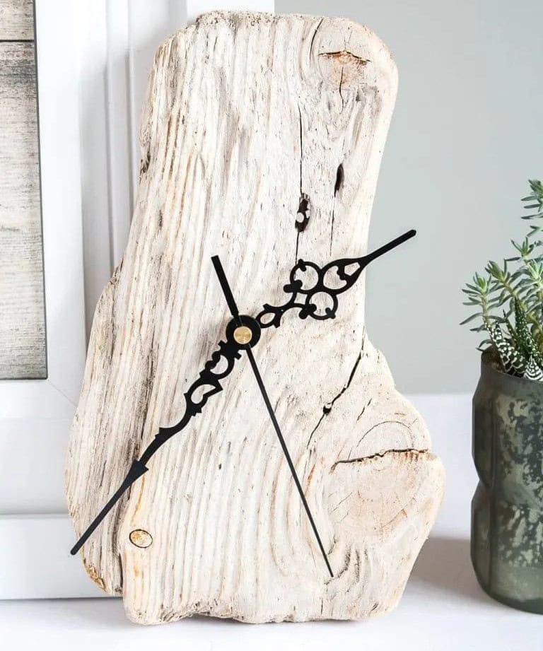 Driftwood Clock