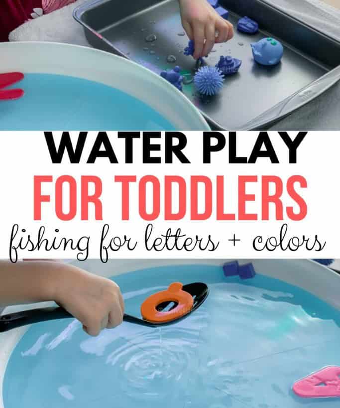 Colours and Letters Water Play