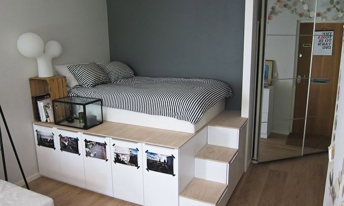 Platform Bed With Storage