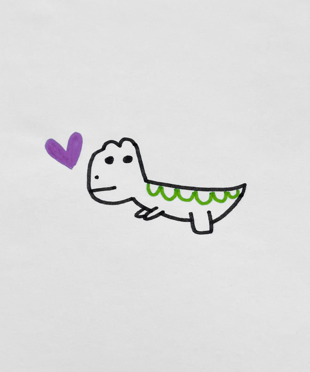 Little Dinosaur In Big Love