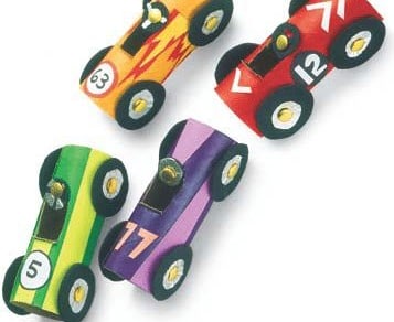 Toilet Paper Race Cars