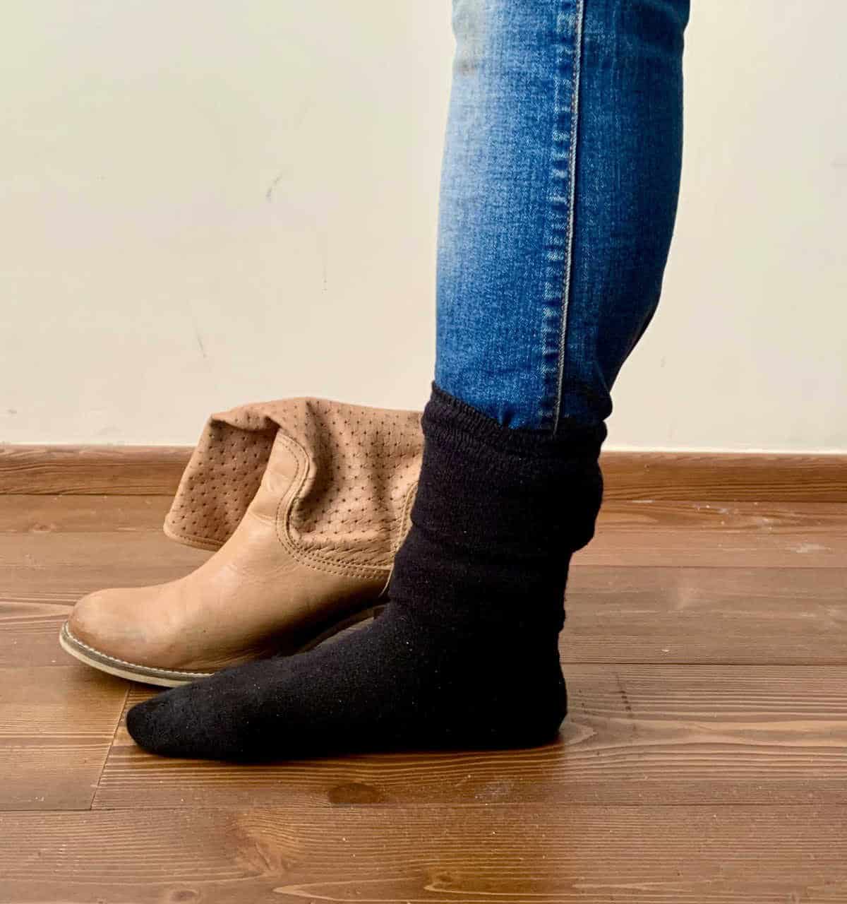 Neatly Tuck Your Non-Skinny Jeans In Boots