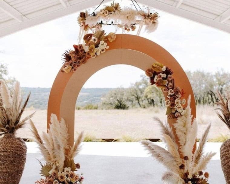 Bohemian Country Rainbow Arch