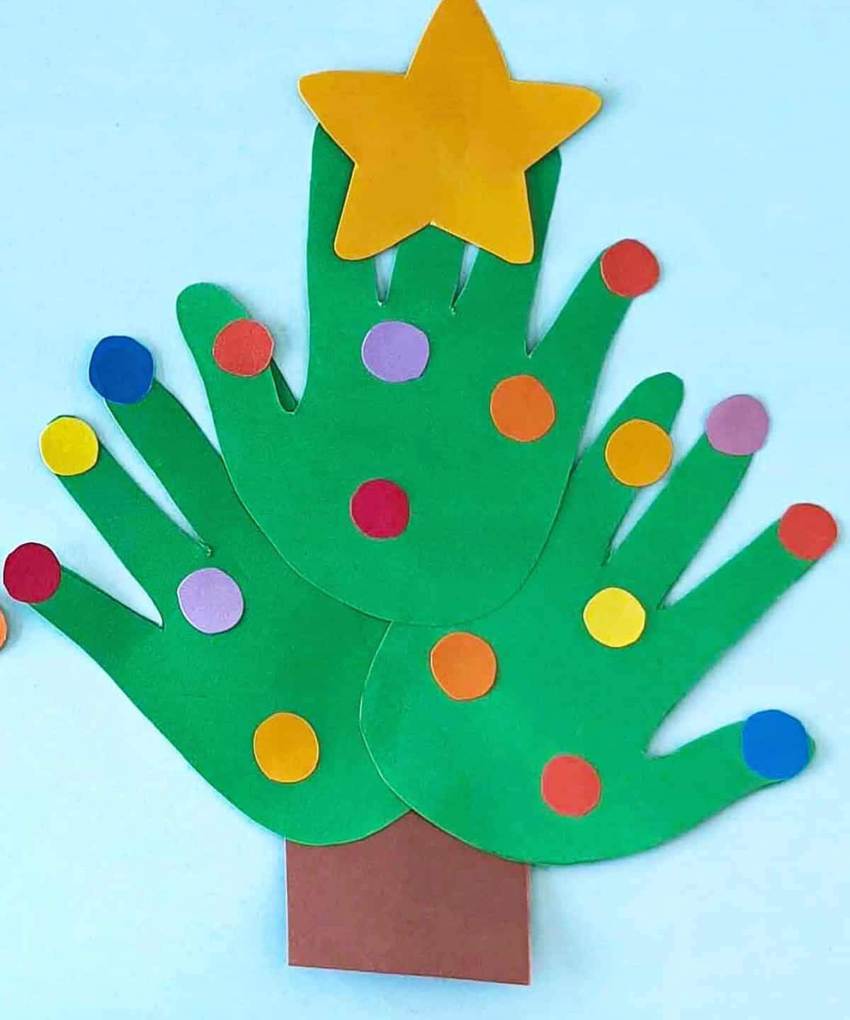 Christmas Tree Handprint