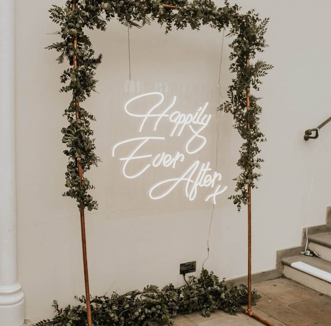 Cloth Rack Turned Wedding Sign Arch