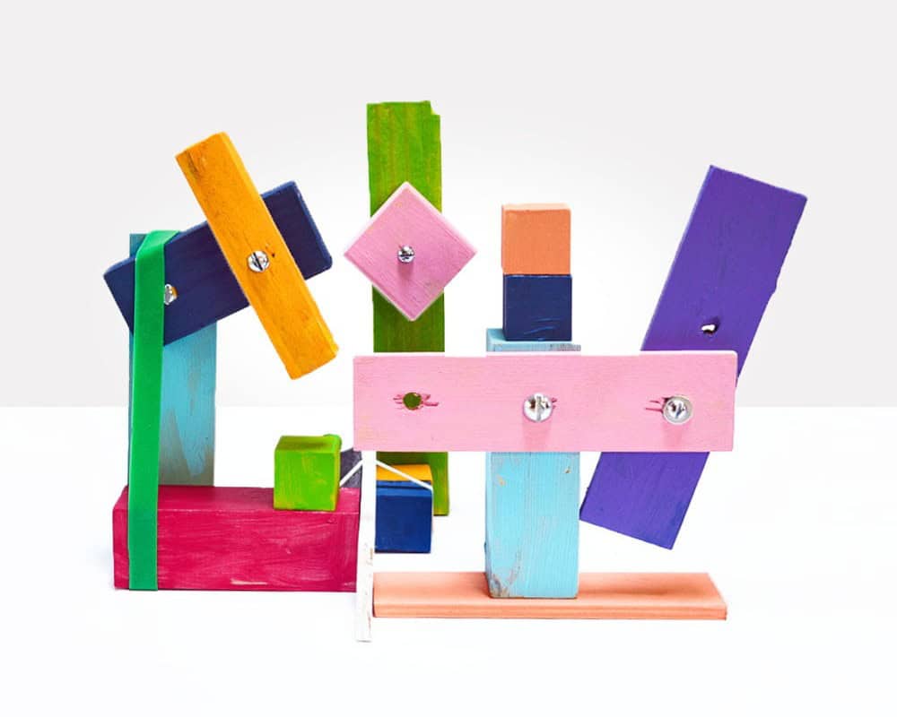 Scrap Wood Sculptures for Kids