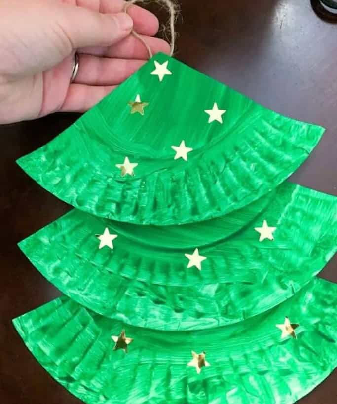 Paper Plate Christmas Tree