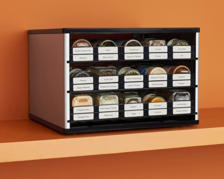 A Spice Organizer with Drawers