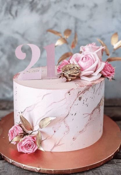 PINK BIRTHDAY CAKE