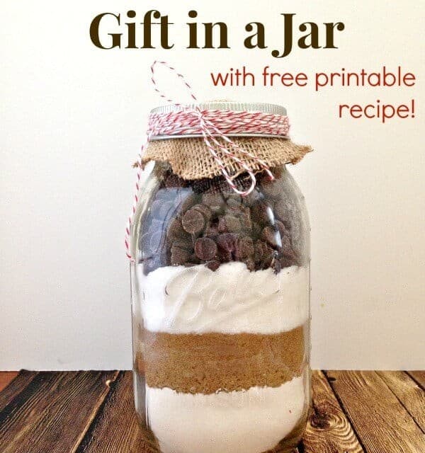 Chocolate Chip Cookie Mix in a Jar