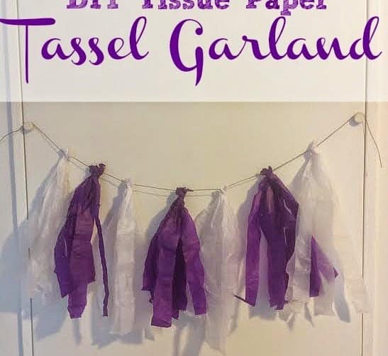 Quick and Easy Tissue Paper Garland