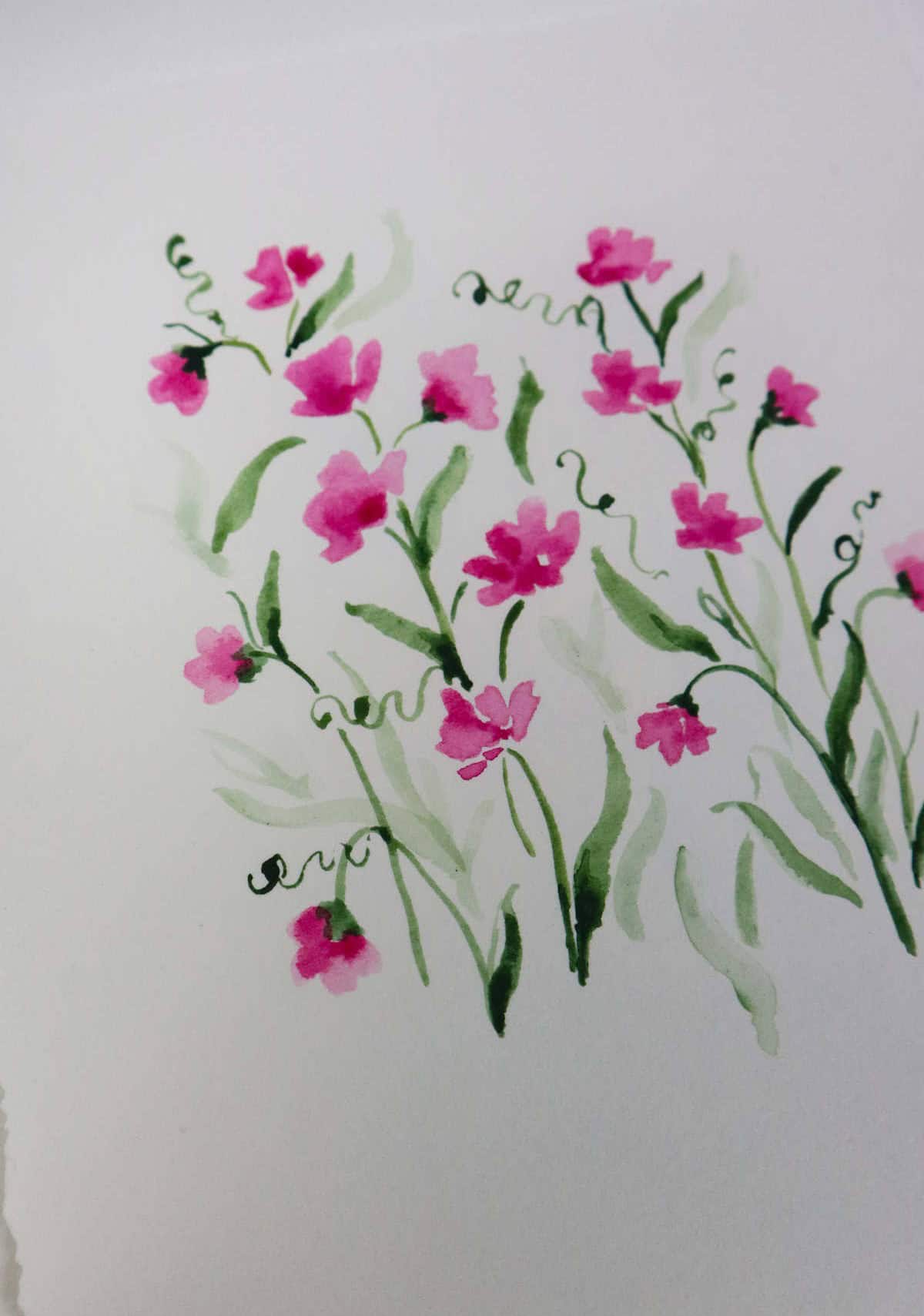 21 Easy Watercolor Flower Painting Ideas