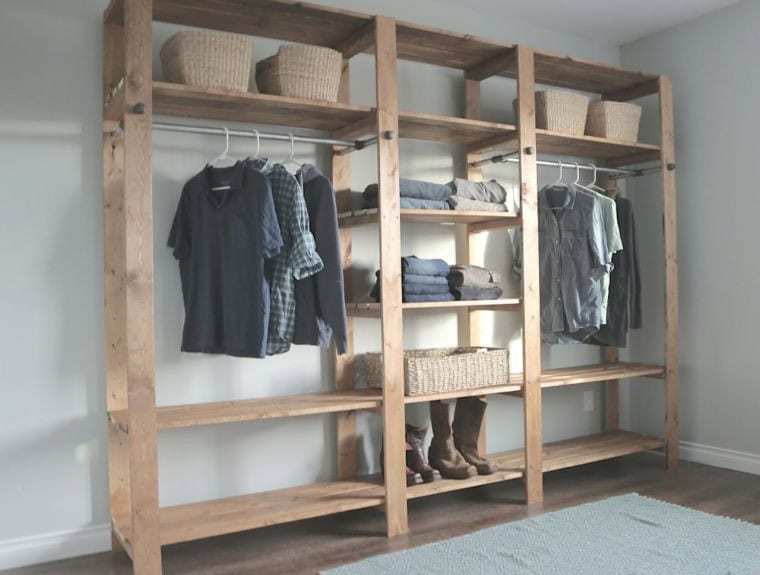 Create a Freestanding Wooden Closet