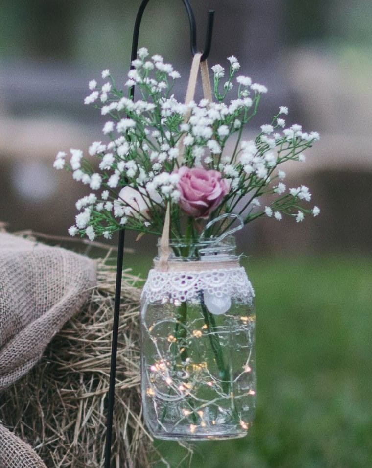 Hanging Mason Jars