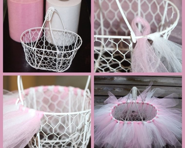 DIY Tutu Basket