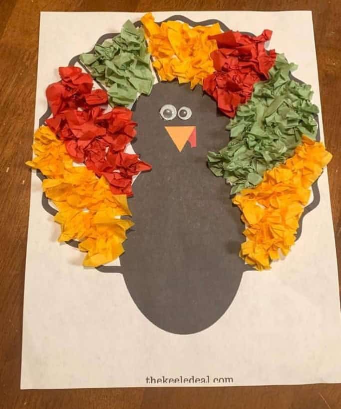 Tissue Paper Turkey