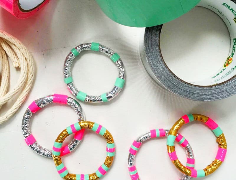 Futuristic Duct Tape Bracelets