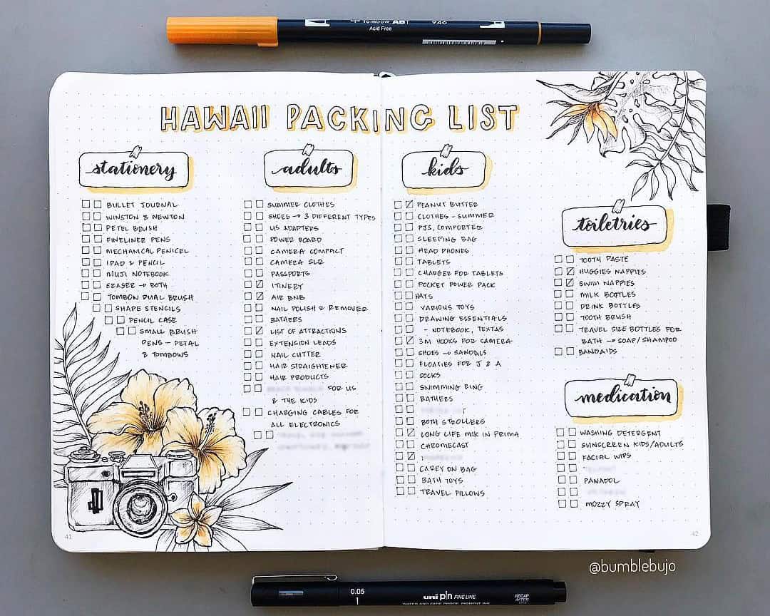 Packing List