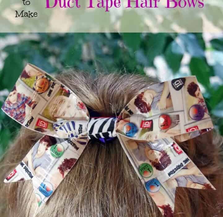 Duct Tape Hair Bows