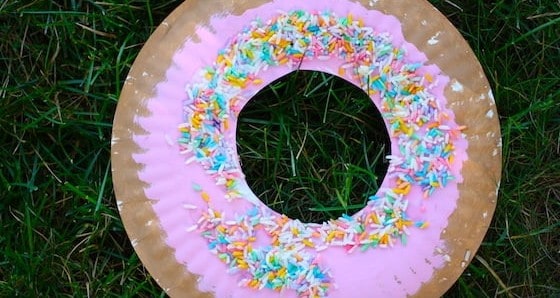 Paper Plate Donut