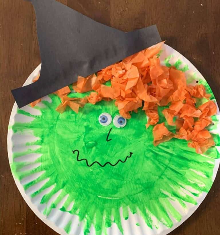 Paper Plate Witch