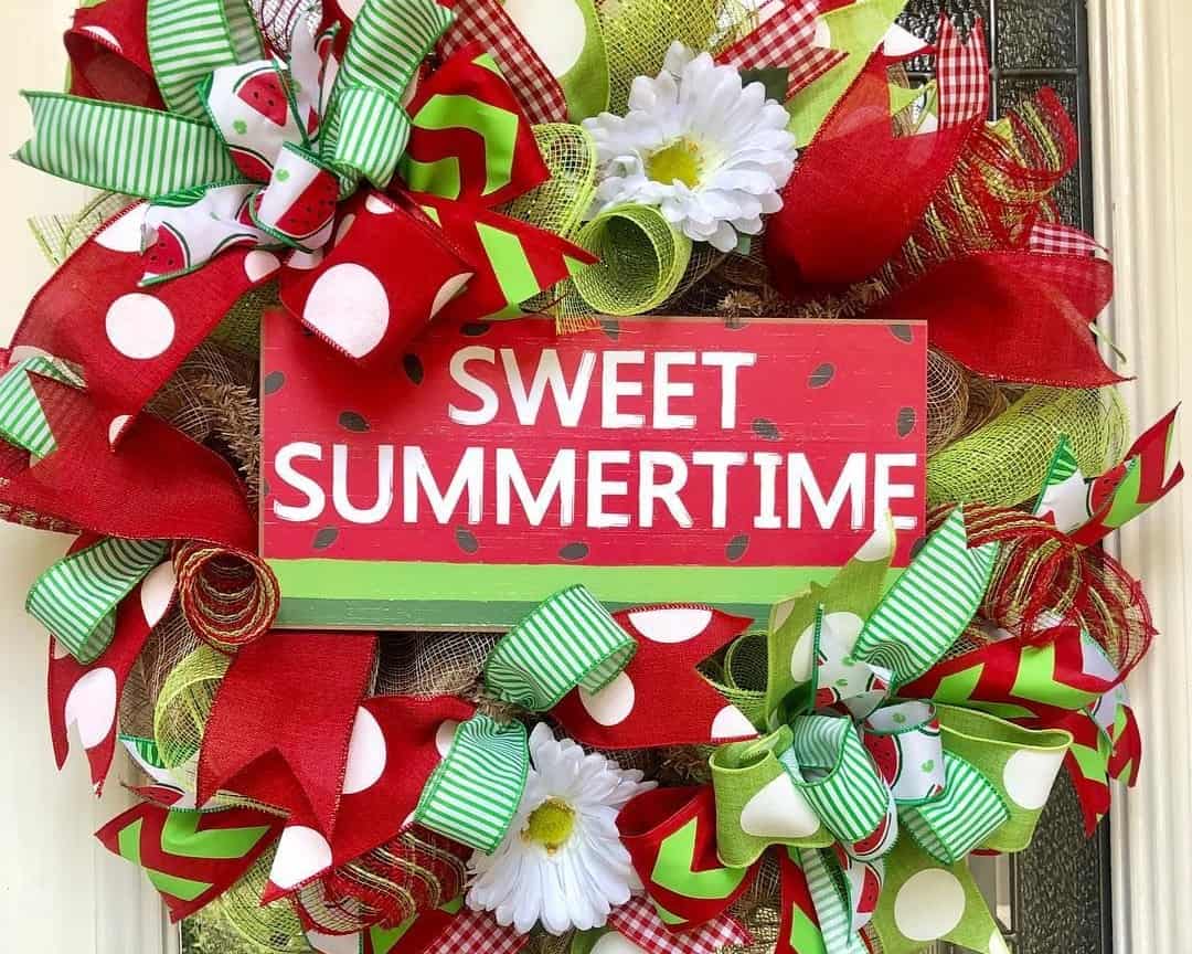 Summertime Watermelon Wreath