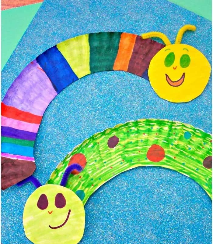 Paper Plate Caterpillars