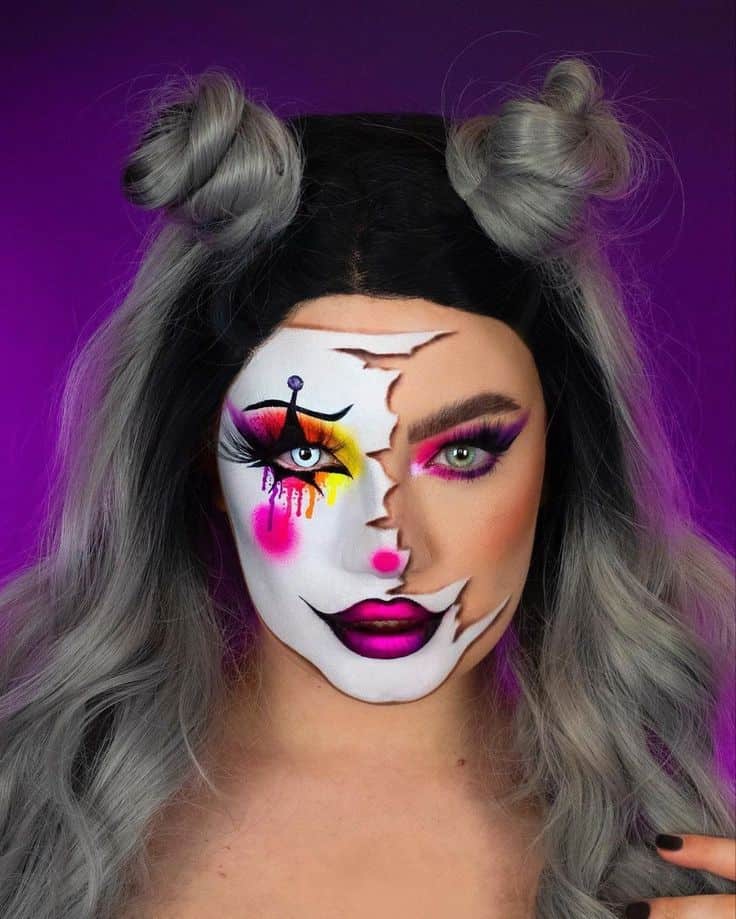 HALLOWEEN CLOWN MAKEUP