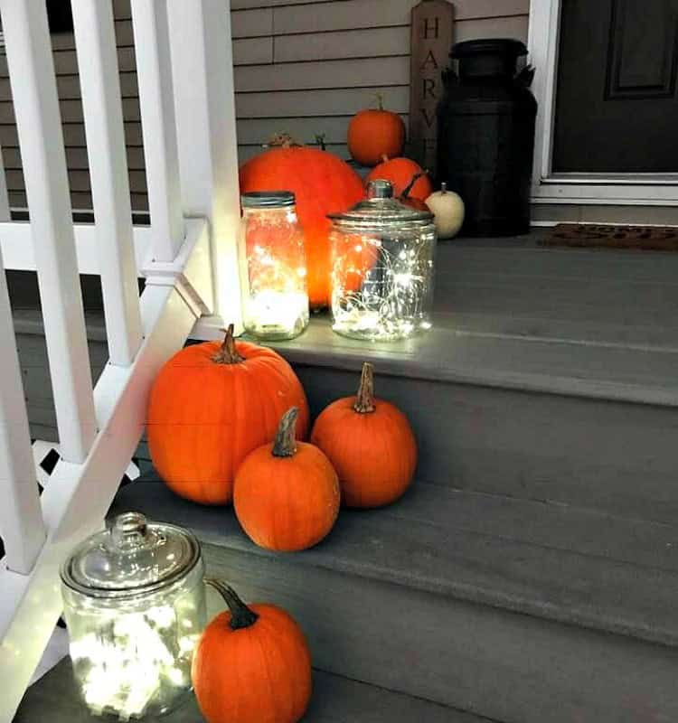 Glass Jar Twinkle Lights