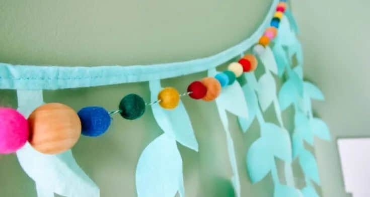 Felt Ball Garland