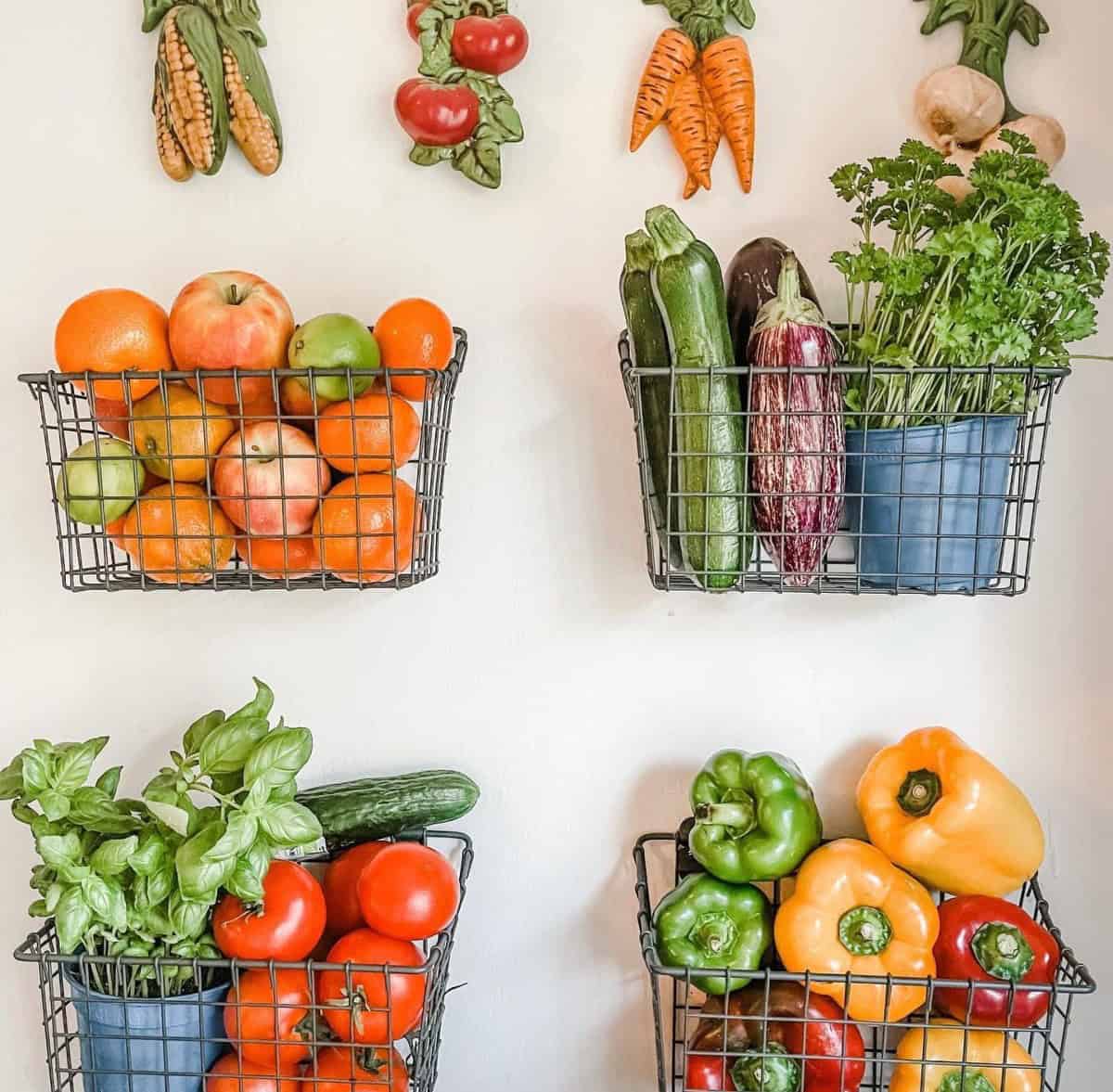 Hanging Produce Baskets