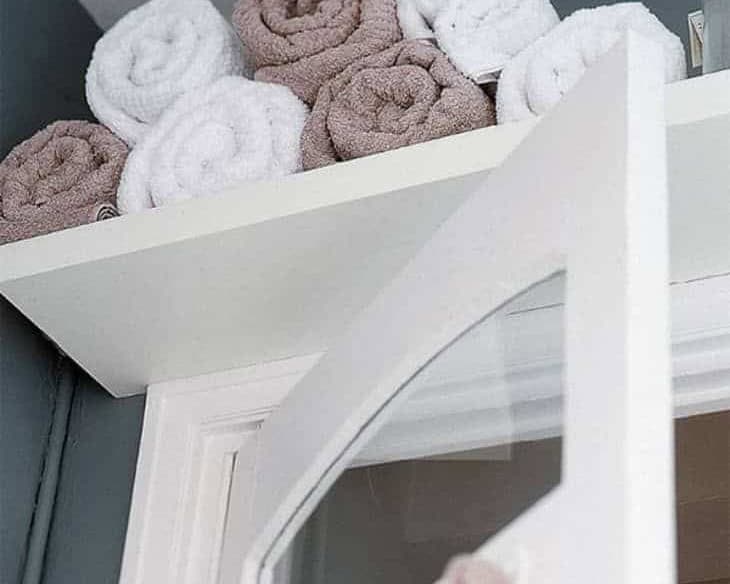 Above-Door Floating Shelf