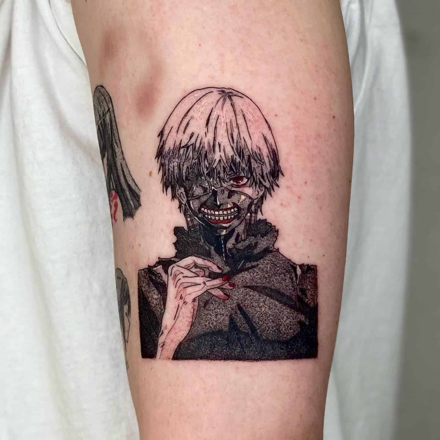 8] Tokyo Ghoul Tattoo Design For Boys