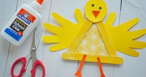 Crafty Popsicle Stick Baby Chick