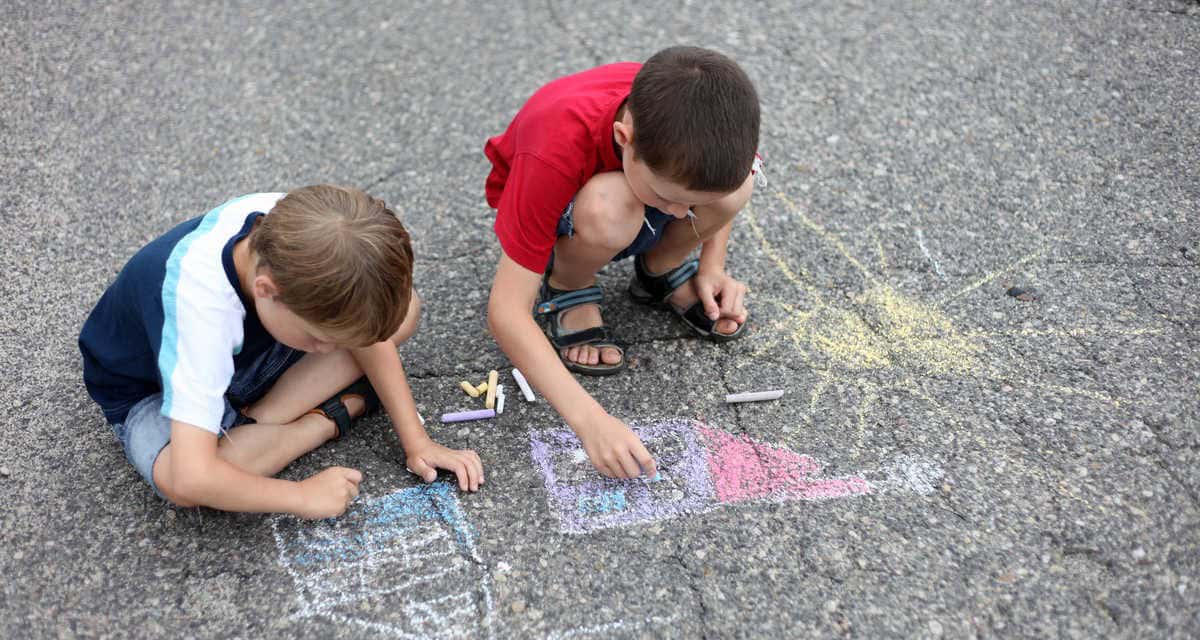 Sidewalk Chalk art