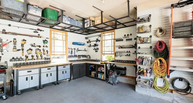 Workshop Ceiling Shelf