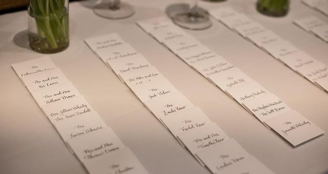 Calligraphy Place Cards