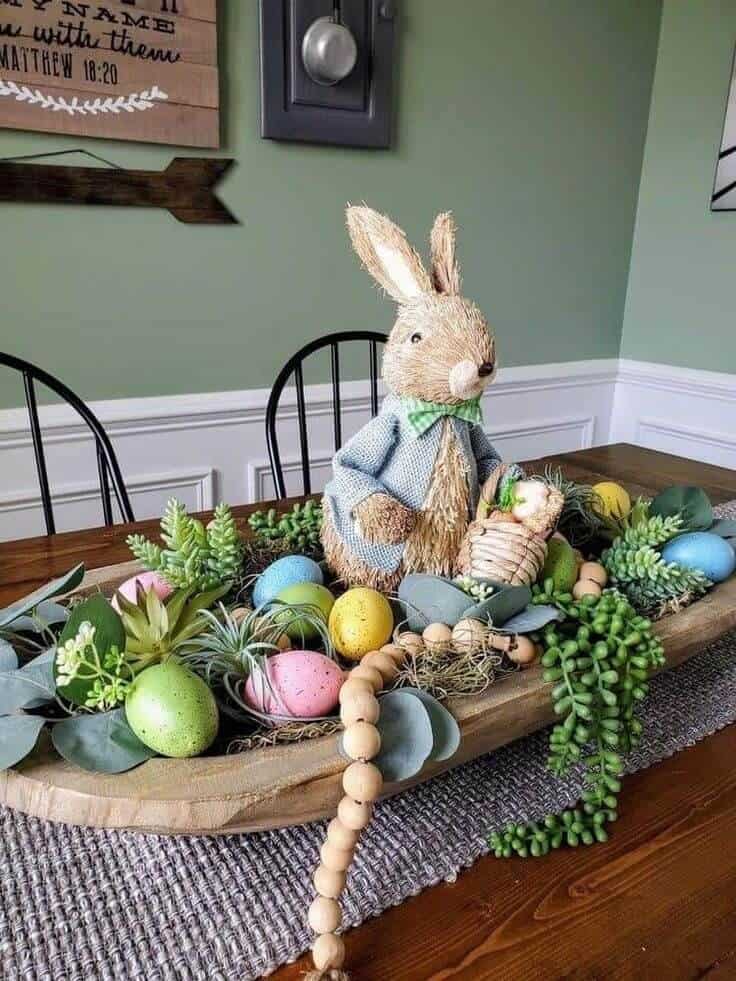 DOUGH BOWL, SUCCULENT, EASTER EGGS