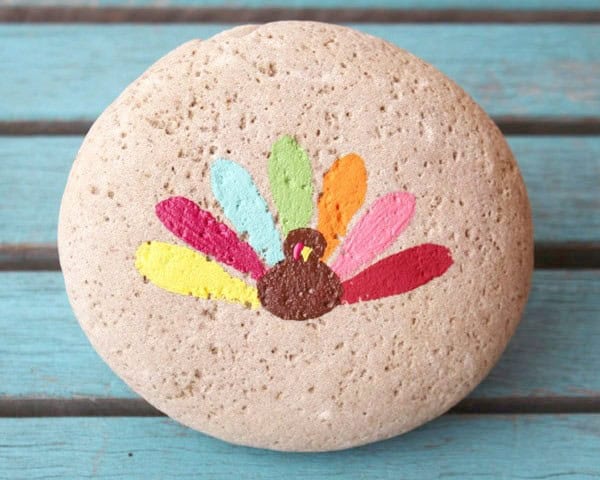 Painted Rock Turkey