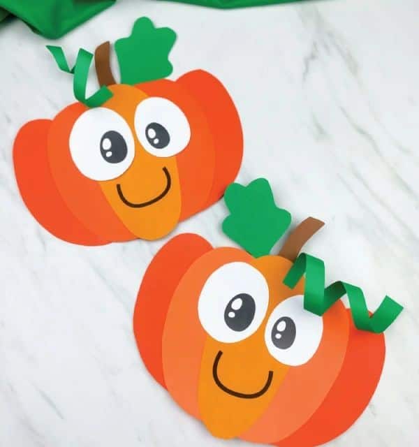 Pumpkin Craft For Preschoolers