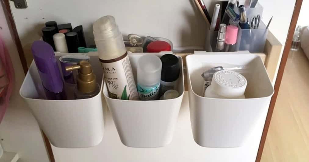 Back-of-Door Makeup Organizer