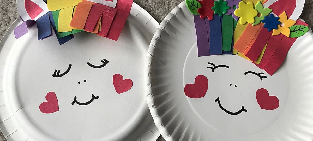 Unicorn Paper Plate Craft