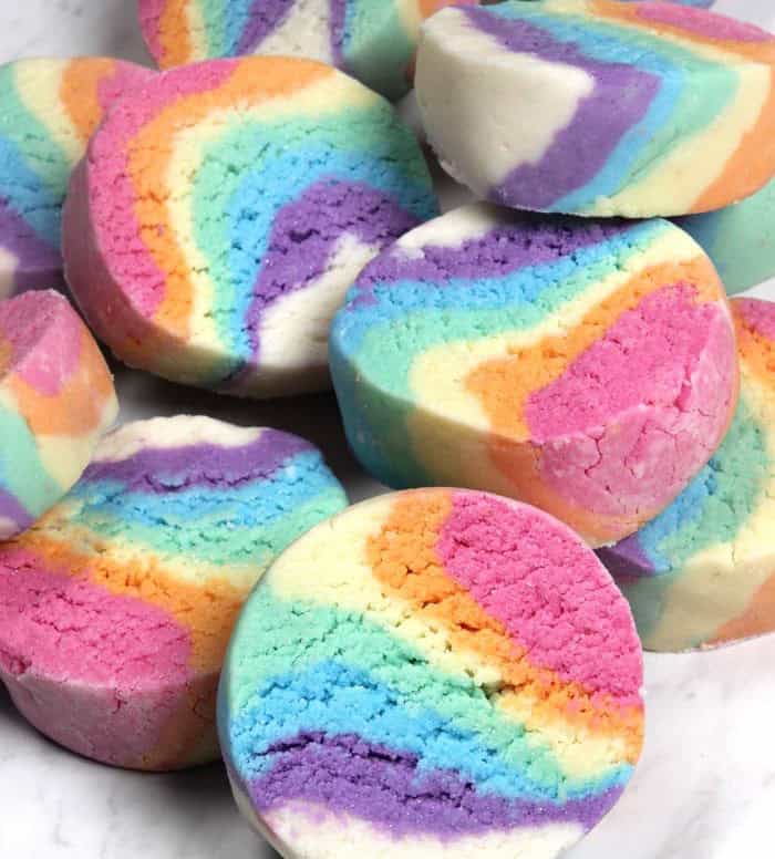 Rainbow Bubbling Bath Truffles